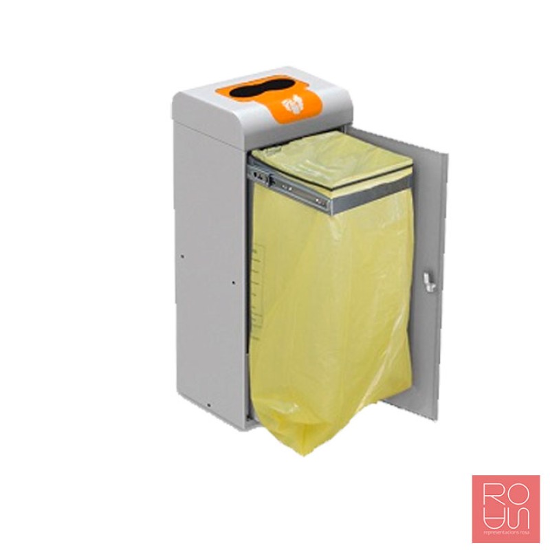 Paperera de reciclatge Estocolmo 75L | Seguretat Auto-extingible i Disseny